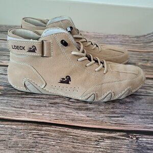 Womens 6.5 LDeck suede leather high tops Australian Tan Boxing Shoes